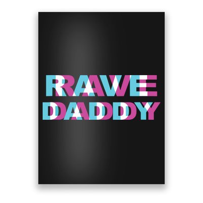 Rave Daddy Edm Music Festival Father Optical Illusion Trippy Tank Top Poster
