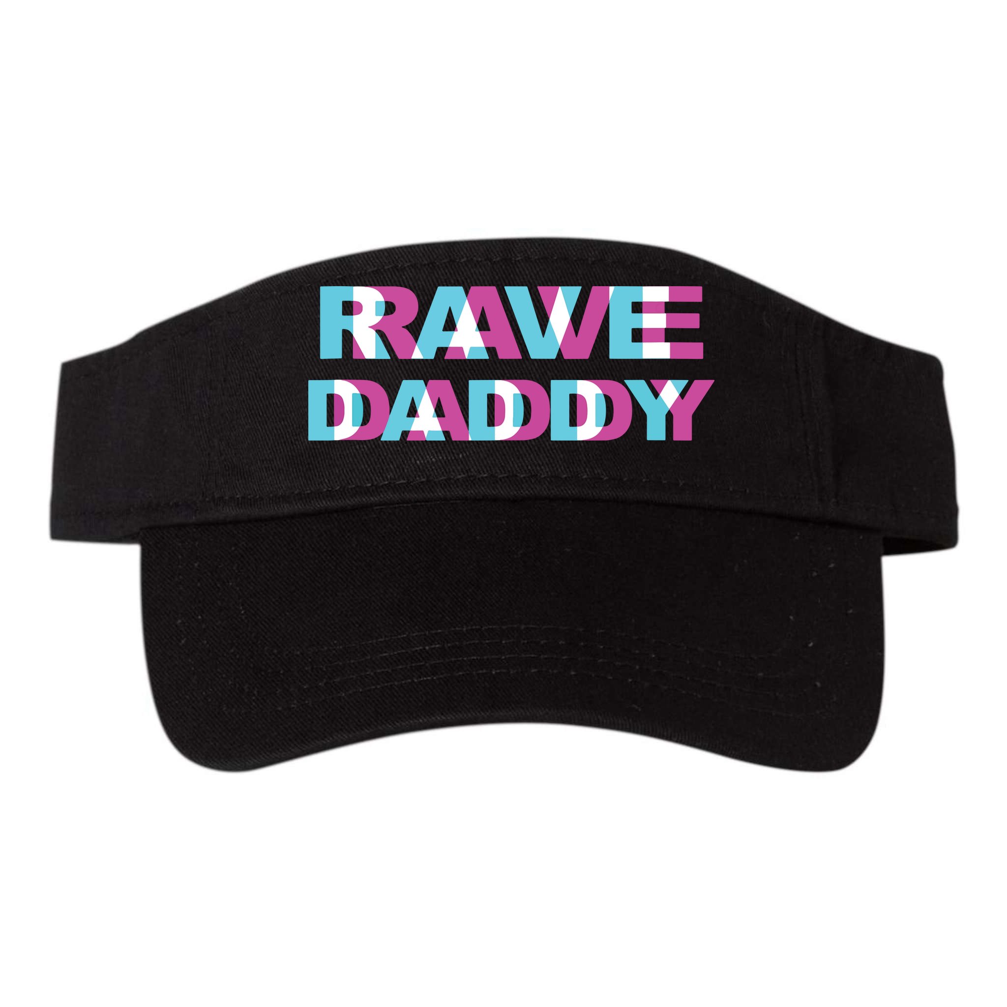 Rave Daddy Edm Music Festival Father Optical Illusion Trippy Tank Top Visor
