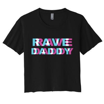 Rave Daddy Edm Music Festival Father Optical Illusion Trippy Tank Top Crop Top