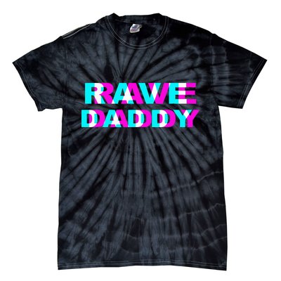 Rave Daddy Edm Music Festival Father Optical Illusion Trippy Tie-Dye T-Shirt
