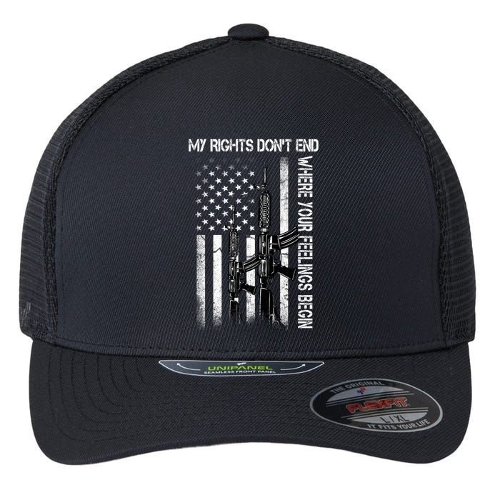 Rights Don't End Where Feelings Begin Flexfit Unipanel Trucker Cap