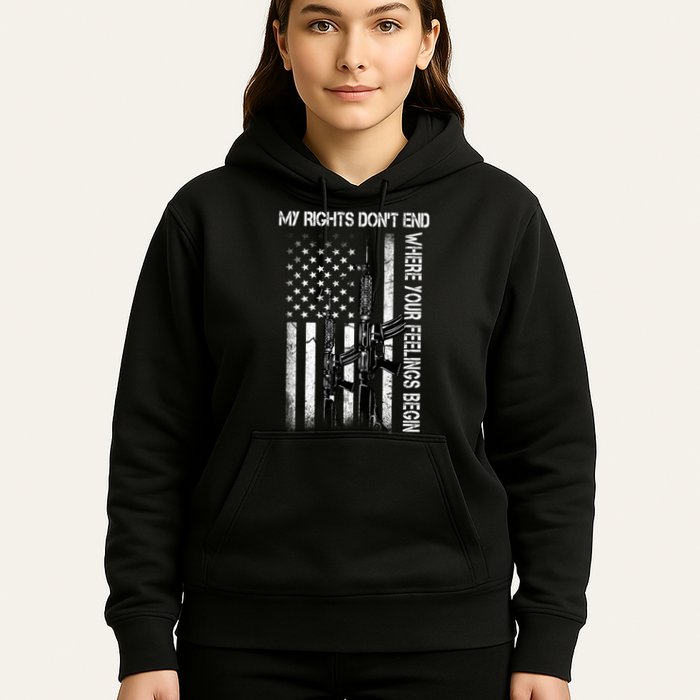 Rights Don't End Where Feelings Begin Hoodie
