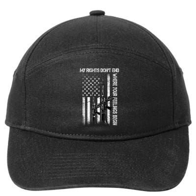 Rights Don't End Where Feelings Begin 7-Panel Snapback Hat