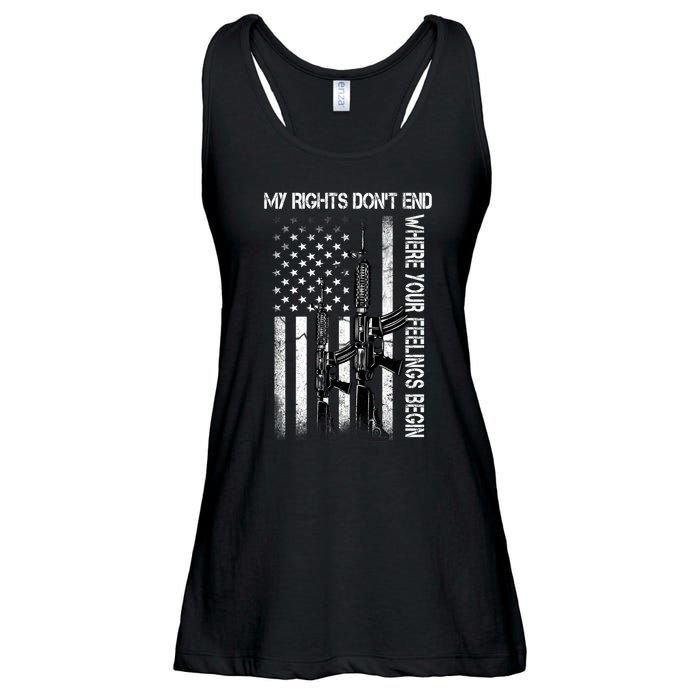 Rights Don't End Where Feelings Begin Ladies Essential Flowy Tank