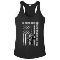 Rights Don't End Where Feelings Begin Ladies PosiCharge Competitor Racerback Tank