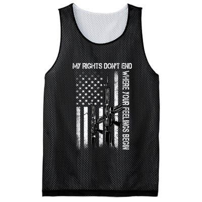 Rights Don't End Where Feelings Begin Mesh Reversible Basketball Jersey Tank