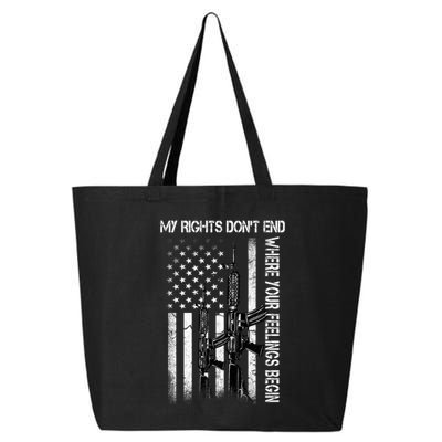 Rights Don't End Where Feelings Begin 25L Jumbo Tote