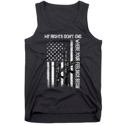 Rights Don't End Where Feelings Begin Tank Top