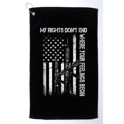 Rights Don't End Where Feelings Begin Golf Towel