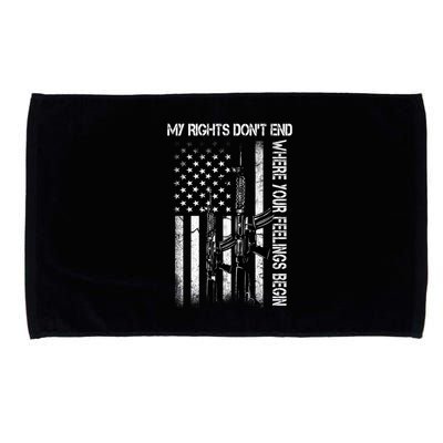 Rights Don't End Where Feelings Begin Microfiber Hand Towel