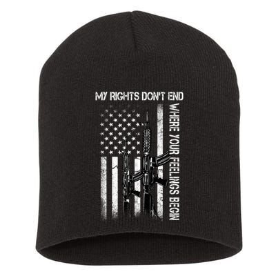 Rights Don't End Where Feelings Begin Short Acrylic Beanie
