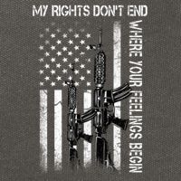 Rights Don't End Where Feelings Begin Cotton Canvas Backpack