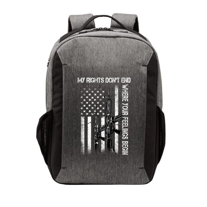 Rights Don't End Where Feelings Begin Vector Backpack