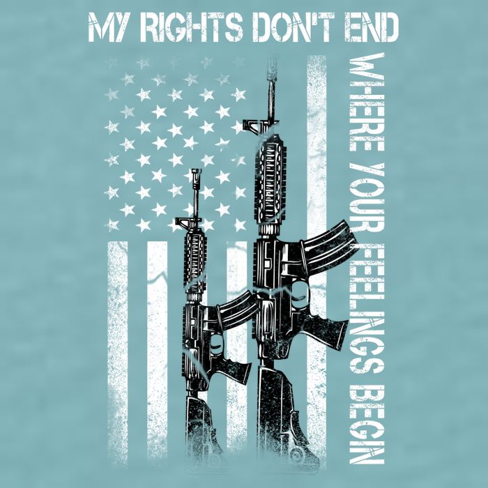 Rights Don't End Where Feelings Begin Sueded Cloud Jersey T-Shirt