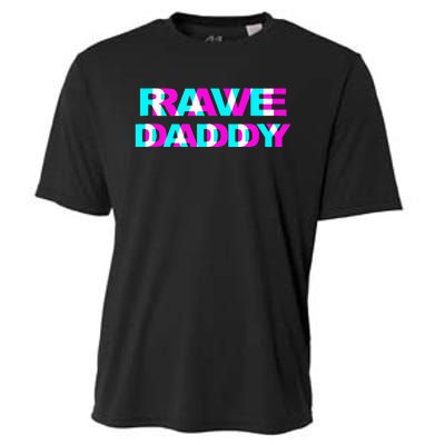 Rave Daddy EDM Music Festival Father Optical Illusion Trippy Cooling Performance Crew T-Shirt