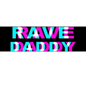 Rave Daddy EDM Music Festival Father Optical Illusion Trippy Bumper Sticker