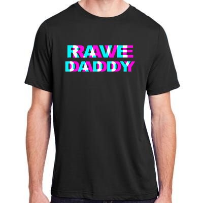 Rave Daddy EDM Music Festival Father Optical Illusion Trippy Adult ChromaSoft Performance T-Shirt