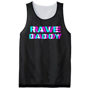 Rave Daddy EDM Music Festival Father Optical Illusion Trippy Mesh Reversible Basketball Jersey Tank