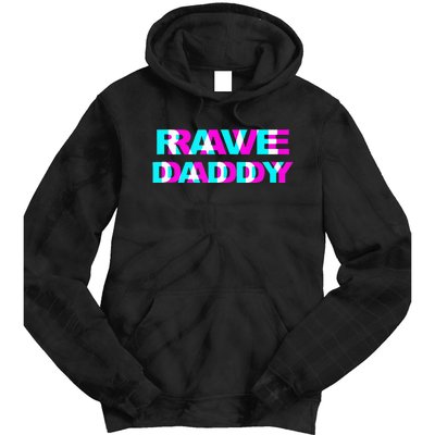 Rave Daddy EDM Music Festival Father Optical Illusion Trippy Tie Dye Hoodie