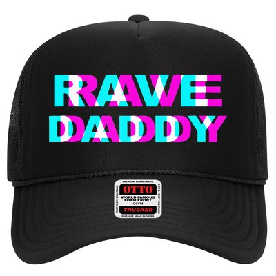 Rave Daddy EDM Music Festival Father Optical Illusion Trippy Trucker Hat