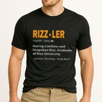Rizzler Definition Funny Meme Quote Gen Z Alpha Rizz Up Performance Shirt