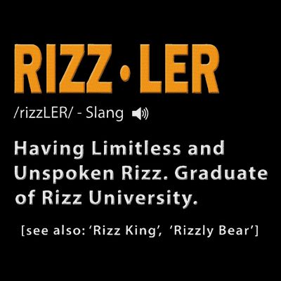 Rizzler Definition Funny Meme Quote Gen Z Alpha Rizz Up T-Shirt
