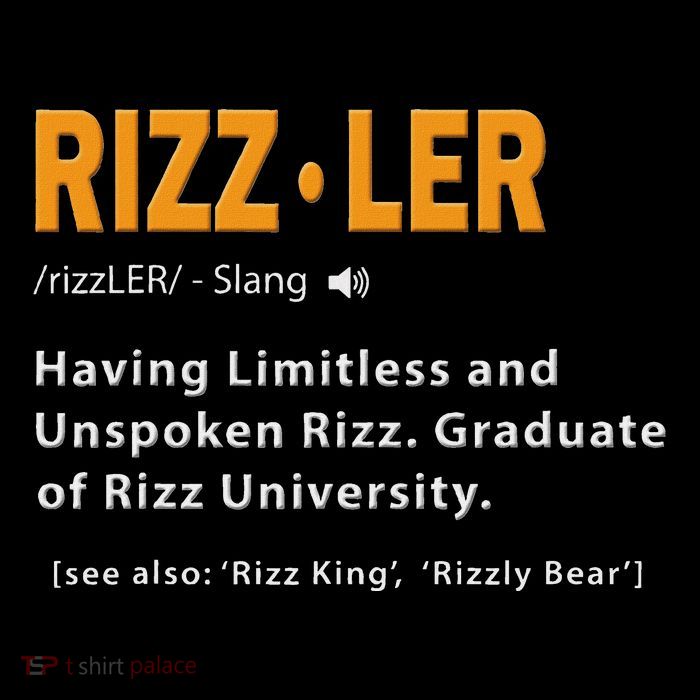 Rizzler Definition Funny Meme Quote Gen Z Alpha Rizz Up T-Shirt
