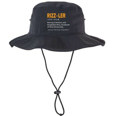 Rizzler Definition Funny Meme Quote Gen Z Alpha Rizz Up Bucket Hat