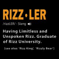 Rizzler Definition Funny Meme Quote Gen Z Alpha Rizz Up 16 in Basic Backpack