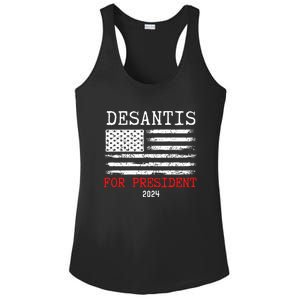 Ron Desantis For President 2024 Ladies PosiCharge Competitor Racerback Tank