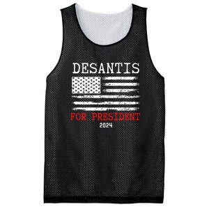 Ron Desantis For President 2024 Mesh Reversible Basketball Jersey Tank