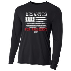 Ron Desantis For President 2024 Cooling Performance Long Sleeve Crew