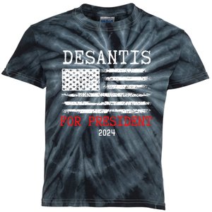 Ron Desantis For President 2024 Kids Tie-Dye T-Shirt