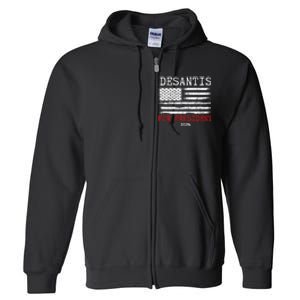 Ron Desantis For President 2024 Full Zip Hoodie