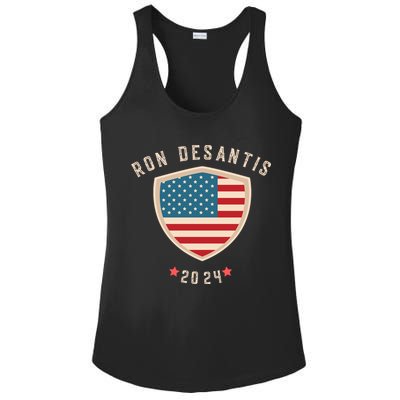 Ron Desantis For President 2024 Ladies PosiCharge Competitor Racerback Tank