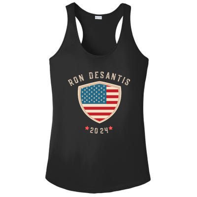 Ron Desantis For President 2024 Ladies PosiCharge Competitor Racerback Tank