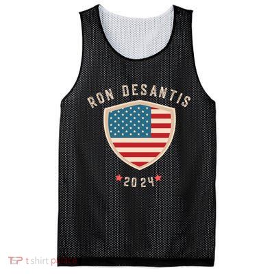 Ron Desantis For President 2024 Mesh Reversible Basketball Jersey Tank