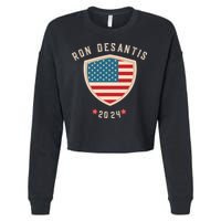 Ron Desantis For President 2024 Cropped Pullover Crew