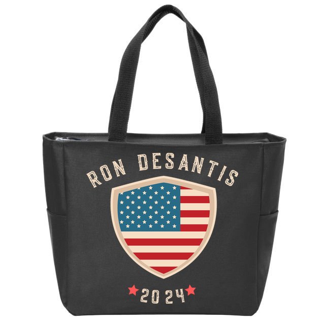 Ron Desantis For President 2024 Zip Tote Bag