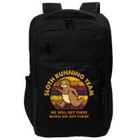 Rungry Definition Funny Runner Marathon Quote Love Running Impact Tech Backpack