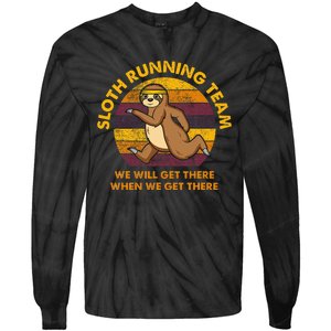 Rungry Definition Funny Runner Marathon Quote Love Running Tie-Dye Long Sleeve Shirt