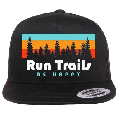 Running Definition Funny Runner Flat Bill Trucker Hat