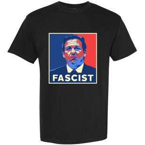 Ron Desantis Fascist Portrait Bad Florida Governor Garment-Dyed Heavyweight T-Shirt