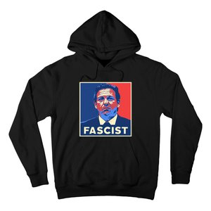 Ron Desantis Fascist Portrait Bad Florida Governor Hoodie