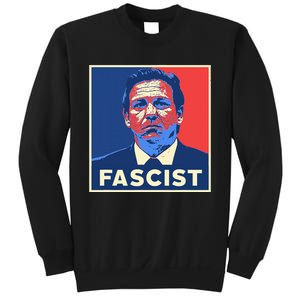 Ron Desantis Fascist Portrait Bad Florida Governor Sweatshirt