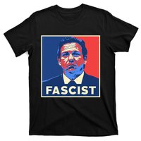 Ron Desantis Fascist Portrait Bad Florida Governor T-Shirt