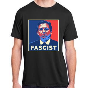 Ron Desantis Fascist Portrait Bad Florida Governor Adult ChromaSoft Performance T-Shirt