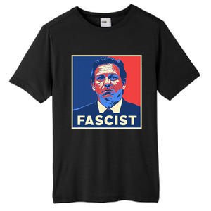 Ron Desantis Fascist Portrait Bad Florida Governor Tall Fusion ChromaSoft Performance T-Shirt