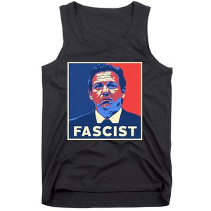 Ron Desantis Fascist Portrait Bad Florida Governor Tank Top