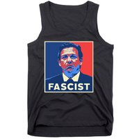 Ron Desantis Fascist Portrait Bad Florida Governor Tank Top